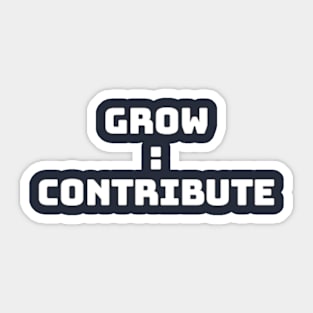 The Power of Contribution Sticker